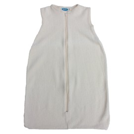 Reiff Knitted Baby Summer Sleeping Bag Sleeveless Organic Cotton Plush (62/68, Natural), natural
