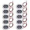 VGOL 10Pcs 8 Ohm 1W Magnetic Speakers Replacement Mini Metal