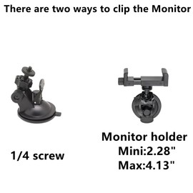 BoGuang Window Holder Stand for Security Cameras, Suction Mount Holder, Holder Compatible with Aquarium Camera, Window Cam Monitor