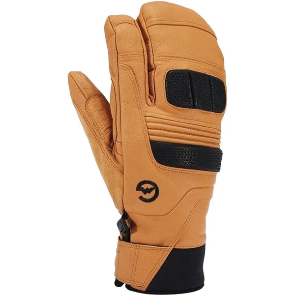Gordini Men's Cirque 3-Finger Glove, Buff, Medium