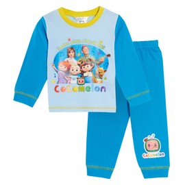 Boys Coco Melon Pyjamas Kids Character Full Length Pjs Set Nightwear YouTube J.J. + Family Blue 12-18 Months