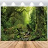 ASDCXZ Forest Background 3 x 2.5 m, Green Forest Jungle