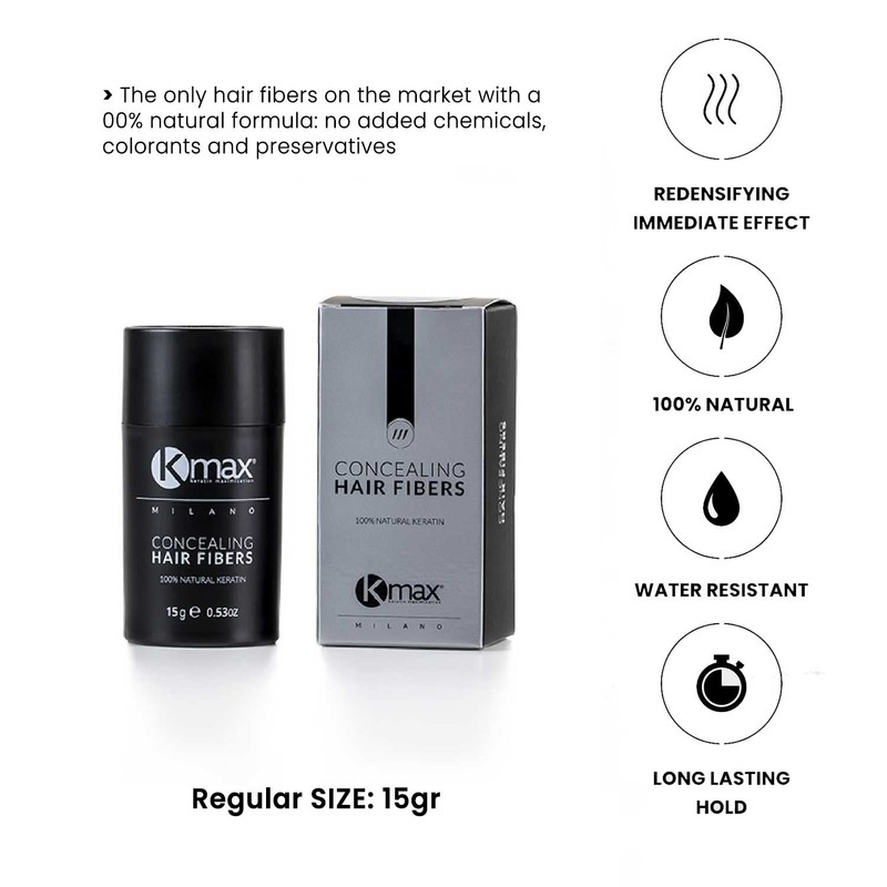 Kmax Capillary Fibres 15g (Medium Chestnut)