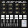 12 Pods White Rock Lights 6000K Pure White 36 LEDs