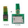 Cablecc 1Set SD TF Card Socket Female to Micro-SD TF