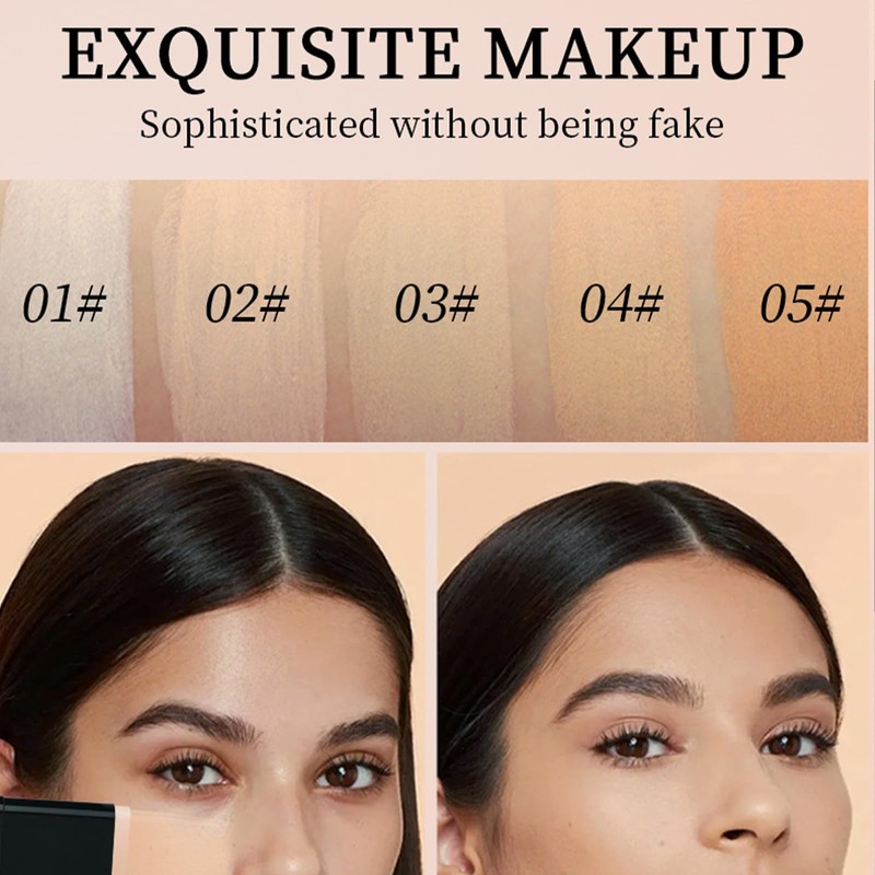 ZAIDOC Long-Lasting Concealer Foundation Stick, Creamy Full Coverage, Hydrating Olive