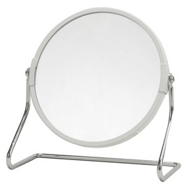 ines(アイネス) サークル卓上ミラー LUNA(ルナ) WH・ホワイト NK-267