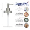 Mason Jar Soap Dispenser - Stainless Steel - Rust-Proof! by