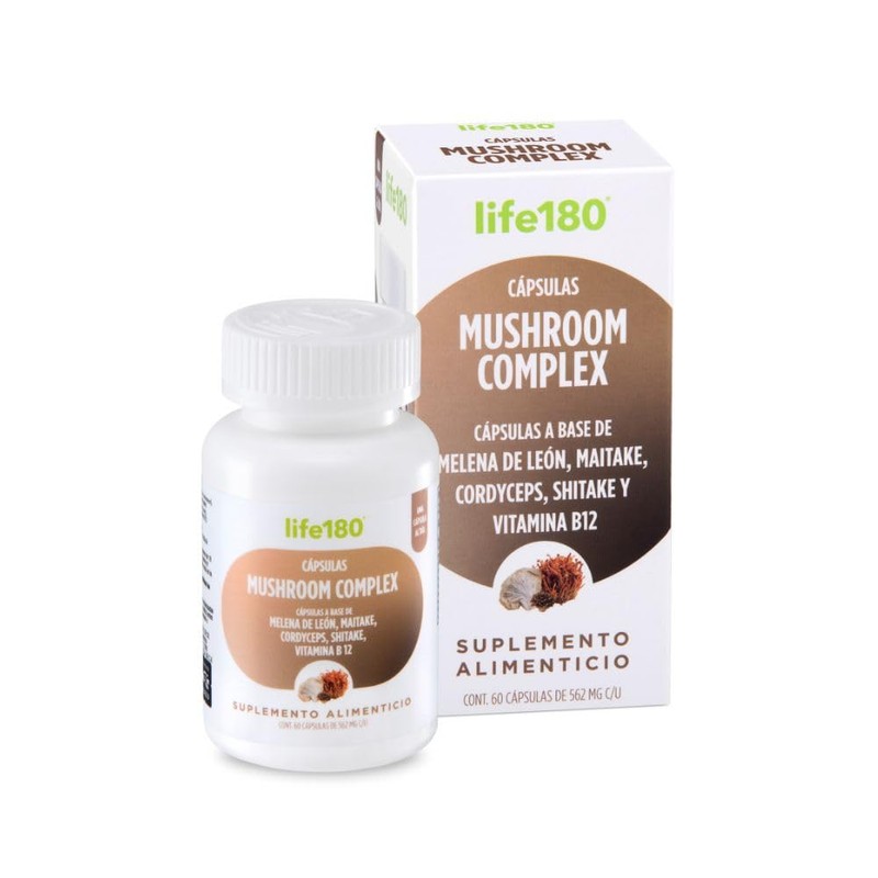 Life180 Mushroom Complex con Melena de León y Cordyceps de