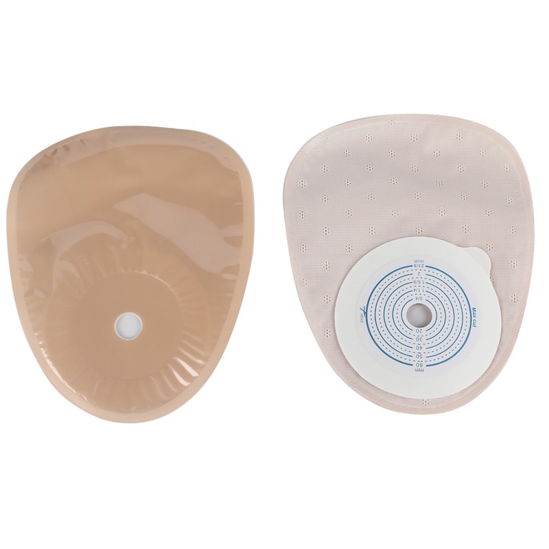 10pcs pack One piece System Ostomy Bag Medicals Drainable Pouch