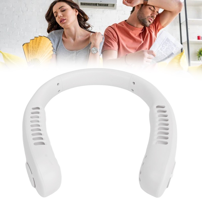 Portable Neck Fan USB Rechargeable Comfortable Cooling Bladeless Neck Fan