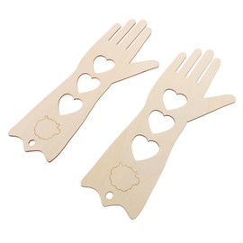 Angoily 1Pair Glove Knitting Model DIY Gloves Blockers for Knitting and Crochet Projects Unique Craft Tool for Reshaping and Displaying Knitted Gloves Sturdy Fashionable Design