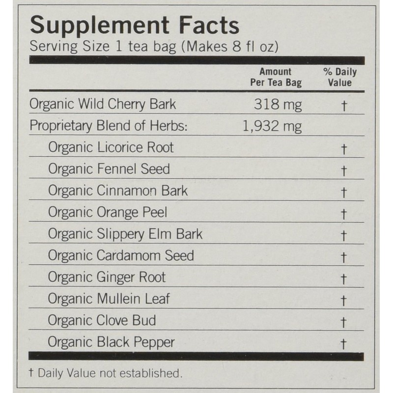 Yogi Tea Throat Comfort Herbal Tea 1.27 Ounces