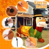 Leyndo 5.3 Ft Thanksgiving Dachsund Dog Inflatable Fall Blow up