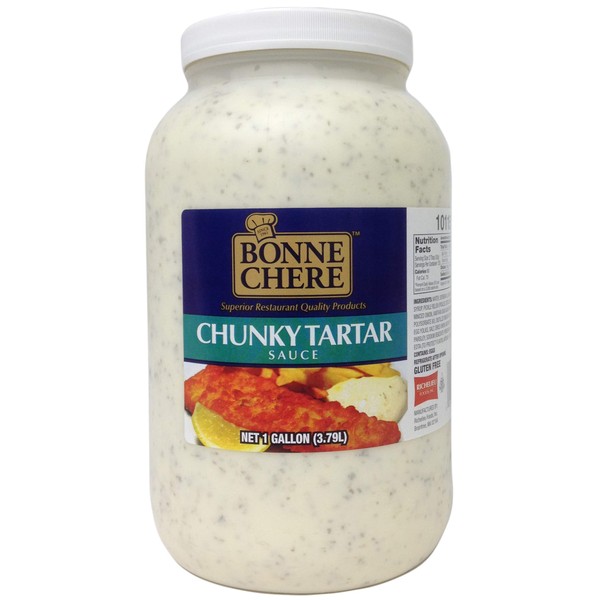 Bonne Chere Superior Chunky Tartar Sauce, 1 Gallon -- 4 per case.