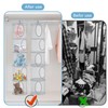 Hanging Mesh Storage Basket, 2 PCS Foldable Soft Toy Storage,