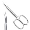 THRAU Precise Cuticle Scissors with Extra Fine Curved Tip