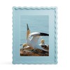THKRLOF 11x14 Picture Frame with Mat for 8x10, Wavy Edge