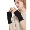 Novawo Women's Hand Crochet Winter Warm Fingerless Arm Warmers Gloves