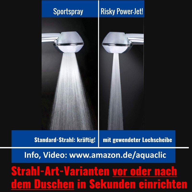 Shower head for instantaneous water heaters.