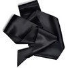 Genérico CoolerthingsDG, 4 Pieces Black Satin Sashes Plain Sashes Party
