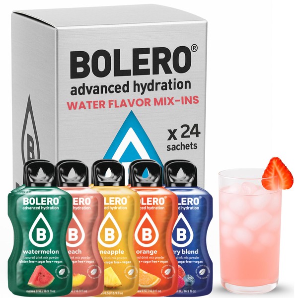 BOLERO - Sugar Free Flavor Water Drink Mix Packets Variety