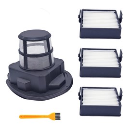 Nicever 3 Pcs Washable And Reusable HEPA Filter And 1 Mesh Screen Replacement For Ryobi 18V ONE+ Hand Vacuum P7131