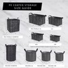DII Laundry Storage Collection, PE Coated Collapsible Bin with Handles,