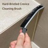 Techson 5 Pack Hard Bristle Crevice Cleaning Brushes with Long