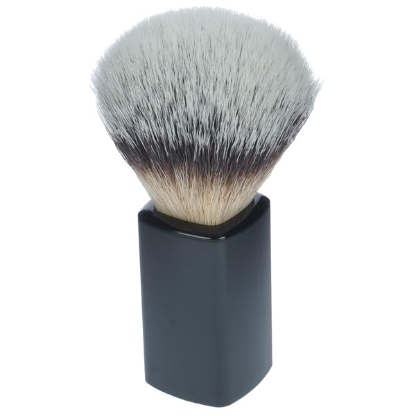 Shaving Brush Synthetic Hair with Black Plastic Handle Height 10