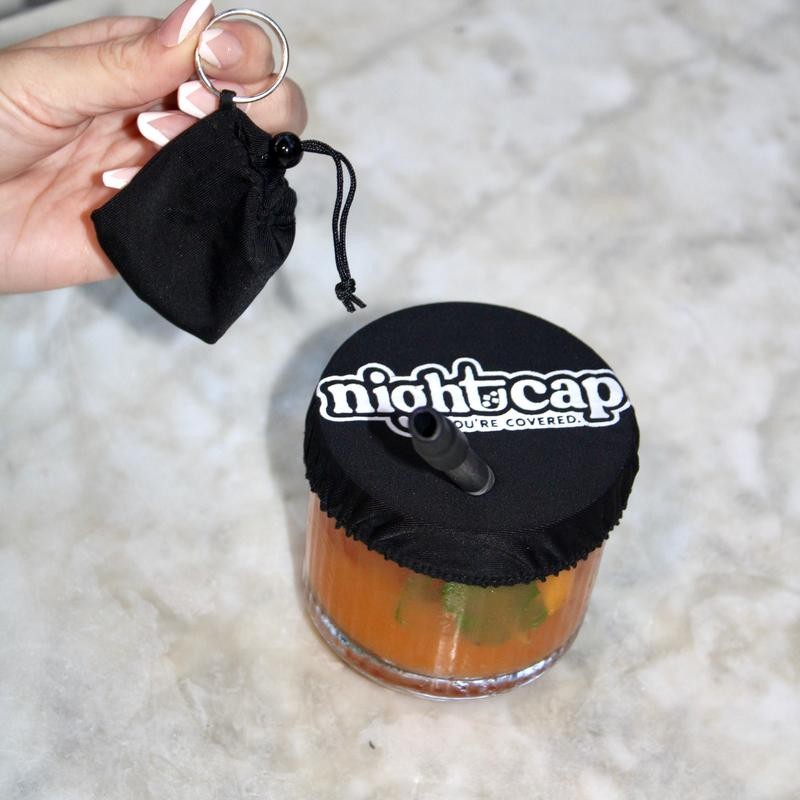NightCap Keychain - Cup Cover for Protection Against Drink Spiking