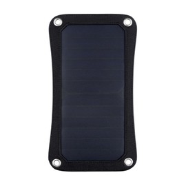 NMM 15W Solarpanel mit 2 Ports, IP44 Solar Ladegerät mit Reißverschluss-Schutz für Camping, im Freien
