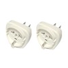 USA to Japan Travel Power Plug Adapter - 2 Pack
