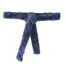 LANOBA Bathrobe Belt Replacement Flannel Tie Robe Waist Belt Waistband Pajamas Waist Band for Women Men, 69 in x 2 in (Thick Navy Blue)