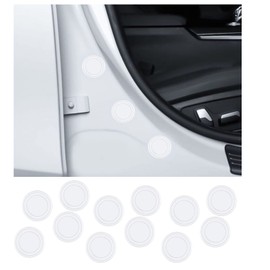 Honda N-BOX & custom JF5 JF6 N-ONE JG3 Series JG4 Series Civic Hatchback FL1 FL Series Fit Car Door Shock Protector Cushion Shock Absorber Dress Up 12 Pieces White