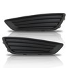 Silscvtt 1 Pair Front Bumper Fog Light Grille Bezel Covers