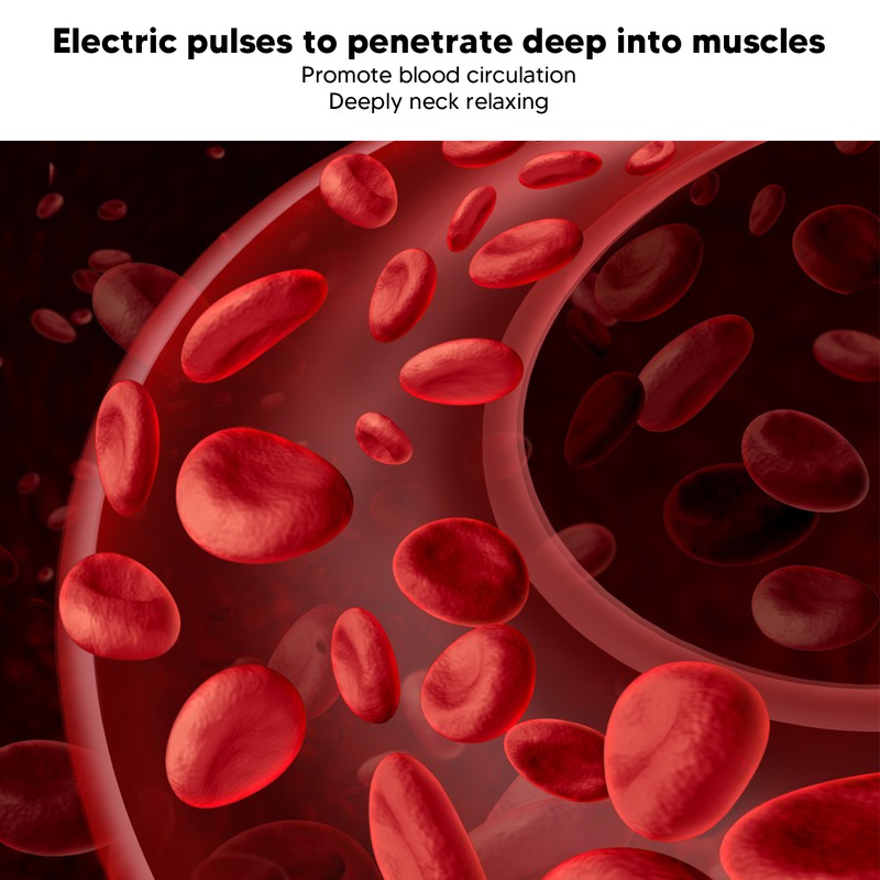 Electric Pulse Neck Relax Massager Relaxing Relieve Fatigue Intelligent Neck