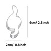 WJSYSHOP Treble Clef Music Note Cookie Cutter