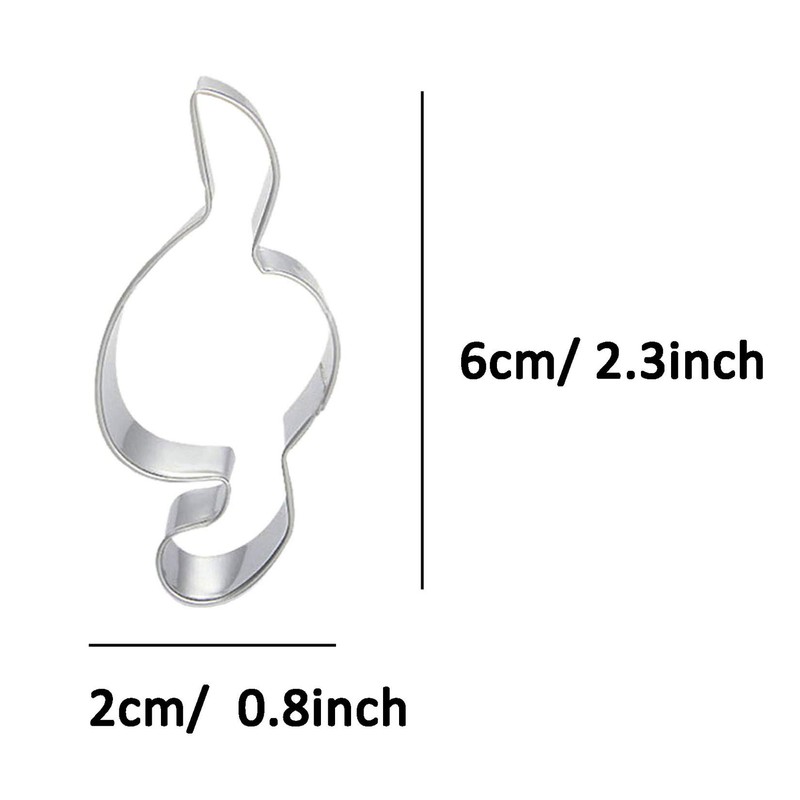 WJSYSHOP Treble Clef Music Note Cookie Cutter