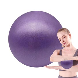 Pilates Ball,Frosted Portable Stability Ball - 5.91 Inch Body Shaping Fitness Supplies, Home Gym Equipment, Hip Raising Fitness Straw Ball