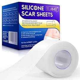 Parches de silicona para cicatrices, cinta para cicatrices de 3 metros, promueven la cicatrización de heridas, adecuados para reparar y eliminar cicatrices nuevas y viejas, quemaduras y queloides