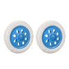 uxcell Shopping Cart Wheel Replacement 6.5 Inch Dia Rubber Foaming