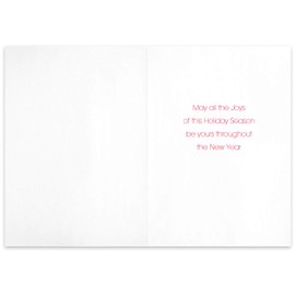 Masterpiece Studios Warmest Wishes 18-Count Boxed Holiday Cards With Foil-Lined Envelopes, 7.8" x 5.6", Palm Wishes (939000)