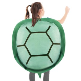 deAO Wearable Turtle Shell Turtle Stuffed Animal Toy Turtle Costume Plush Pillow 80/100/130CM Multi-Purpose Children Adult Birthday Gift (80CM)