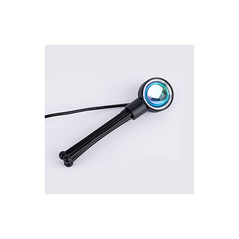 LED Sun Sunset Rainbow Projector Atmosphere USB Night Light Lamp