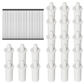 Bonsicoky 40 Pack Plantation Shutter Repair Set - Includes 20 Spring-Loaded Pins and 20 Louvers Staples for Easy Window Repairs