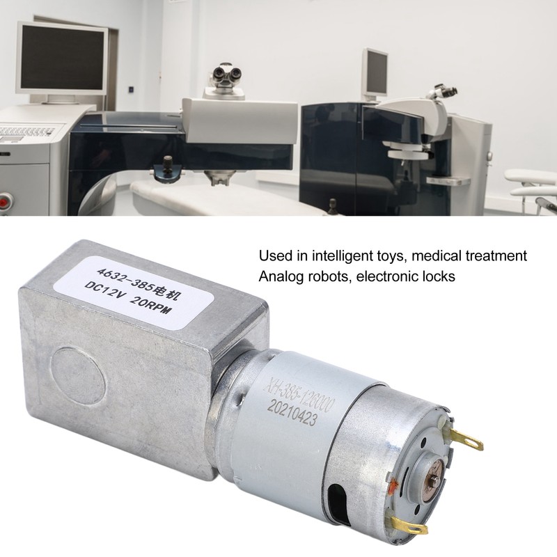 DC Gear Motor Micro Speed Reduction Electric Geared Alloy Steel