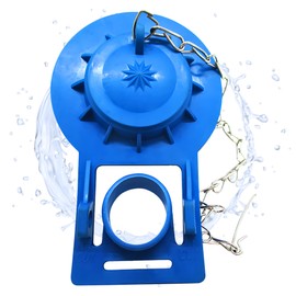 Universal Toilet Flapper - High-Quality 2-inch Toilet Stopper Flapper Replacement Compatible with Many Major Toilet Brands - Water Saving, Lasting Rubber Flush Valve Seal with Stainless Steel Chain