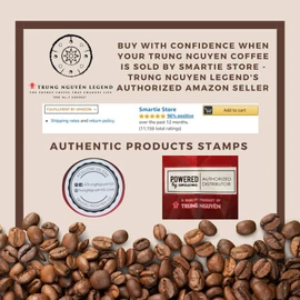 Trung Nguyen — Gourmet Blend — Roasted Ground Coffee Blend — Strong and Bold — Robusta, Arabica, Excelsa, & Catimor — Notes of Chocolate, Spices, & Fruit — Vietnamese Coffee 17.6oz (Pack of 3)