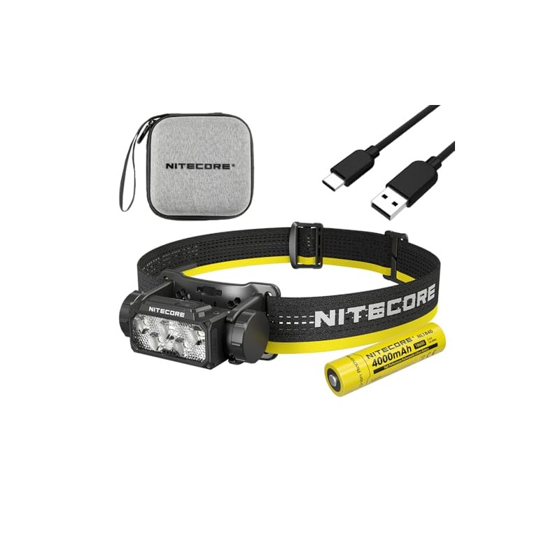 Nitecore HC60 UHE Rechargeable LED Headlamp 1600 Lumens with 3400mAh